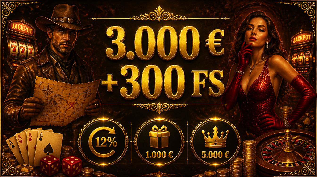 Yep Casino — 3000 € + 300 FS pakiet powitalny